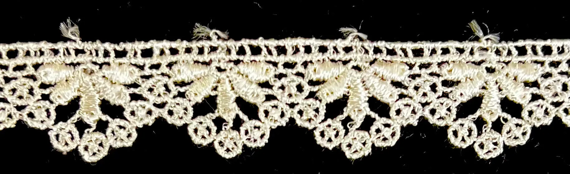 1" Floral Venise Venice Lace Trim - 13 Continuous Yards!