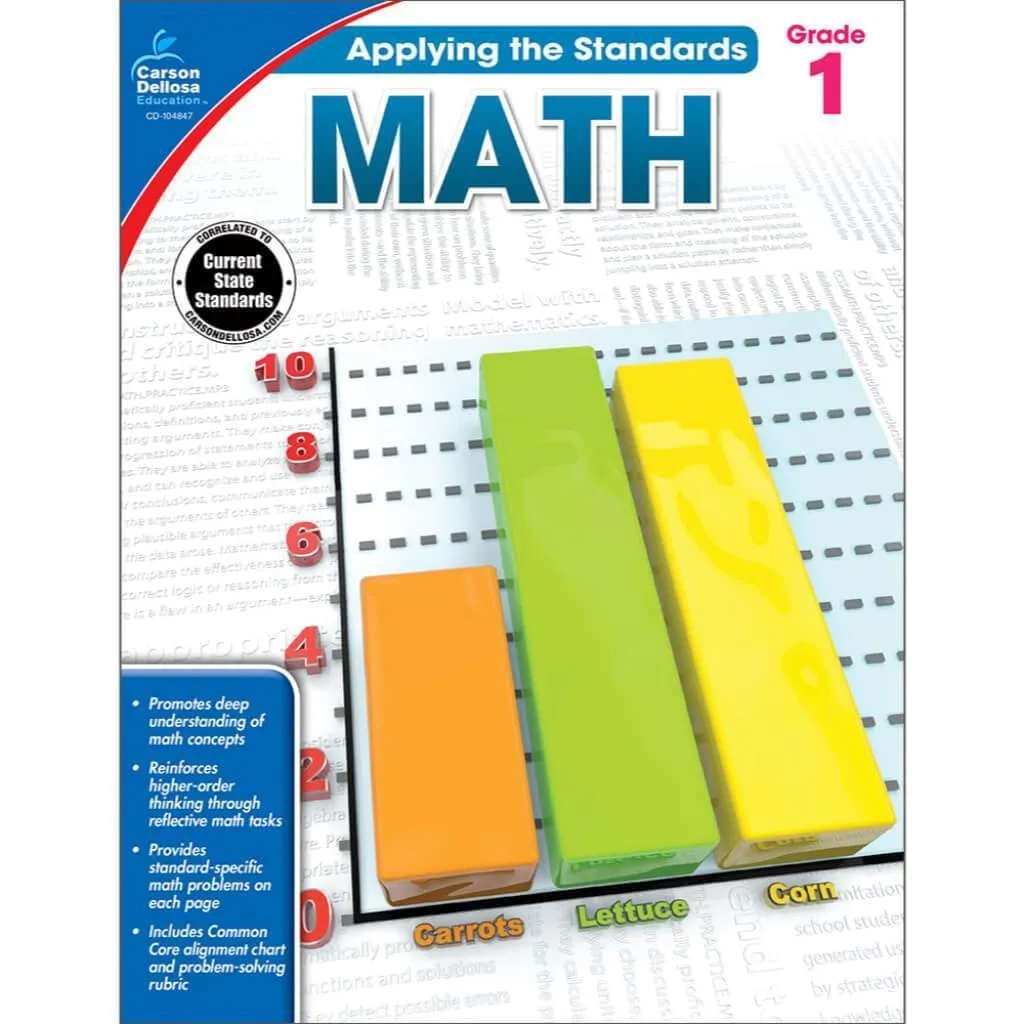 Apply The Standards Math Workbook Grade 1