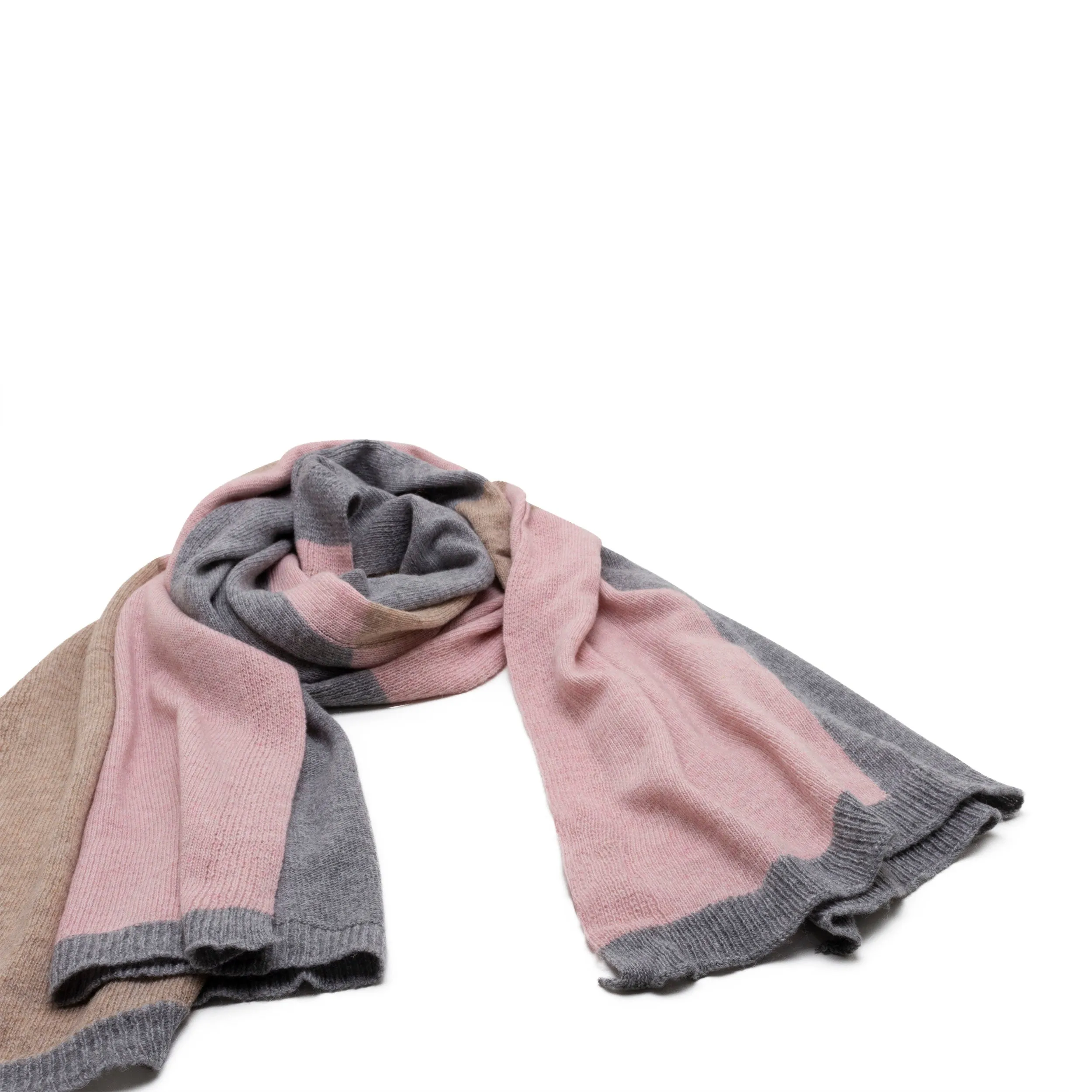 Cashmere Blend Two-tone Scarves