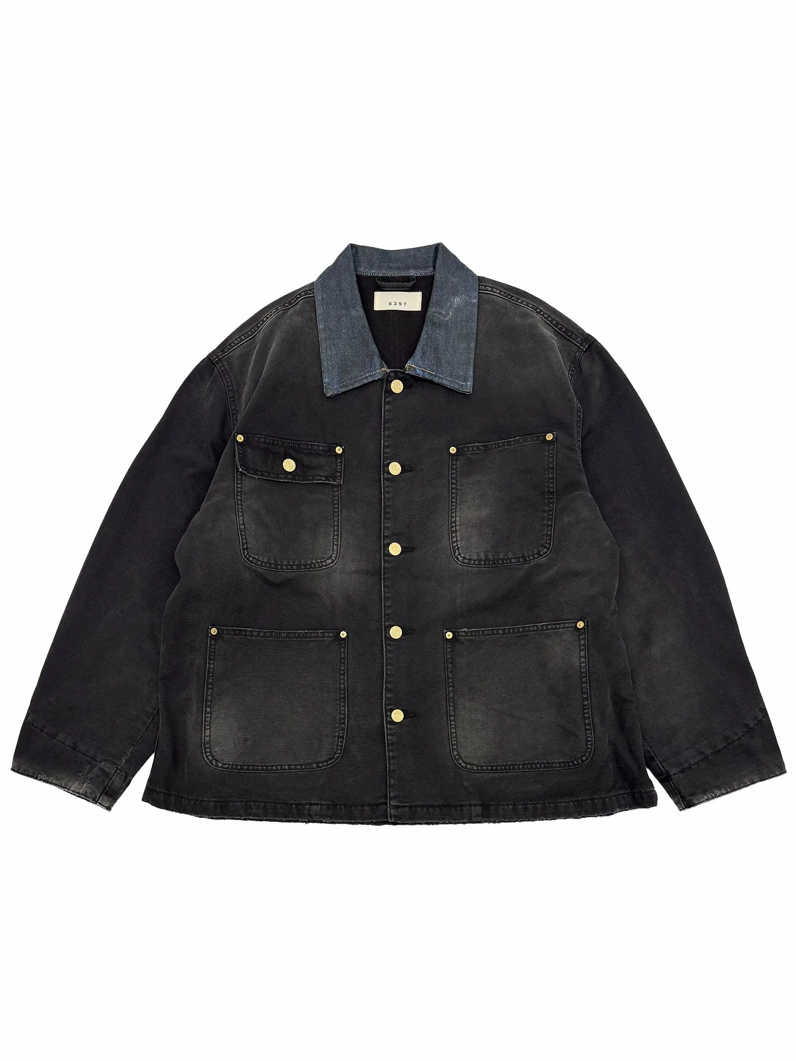 Chore Coat in Washed Black