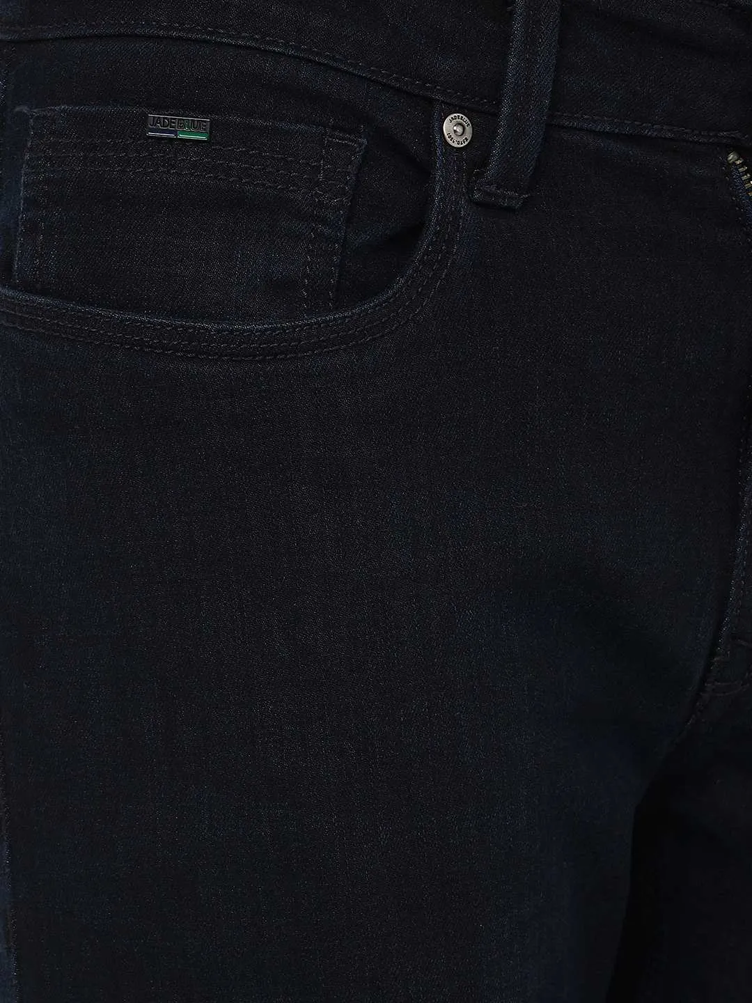 Dark Indigo Washed Straight Fit Jeans | JadeBlue