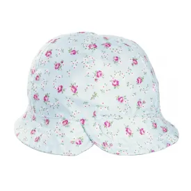 Ditsy Floral Print Sun Hat, Blue