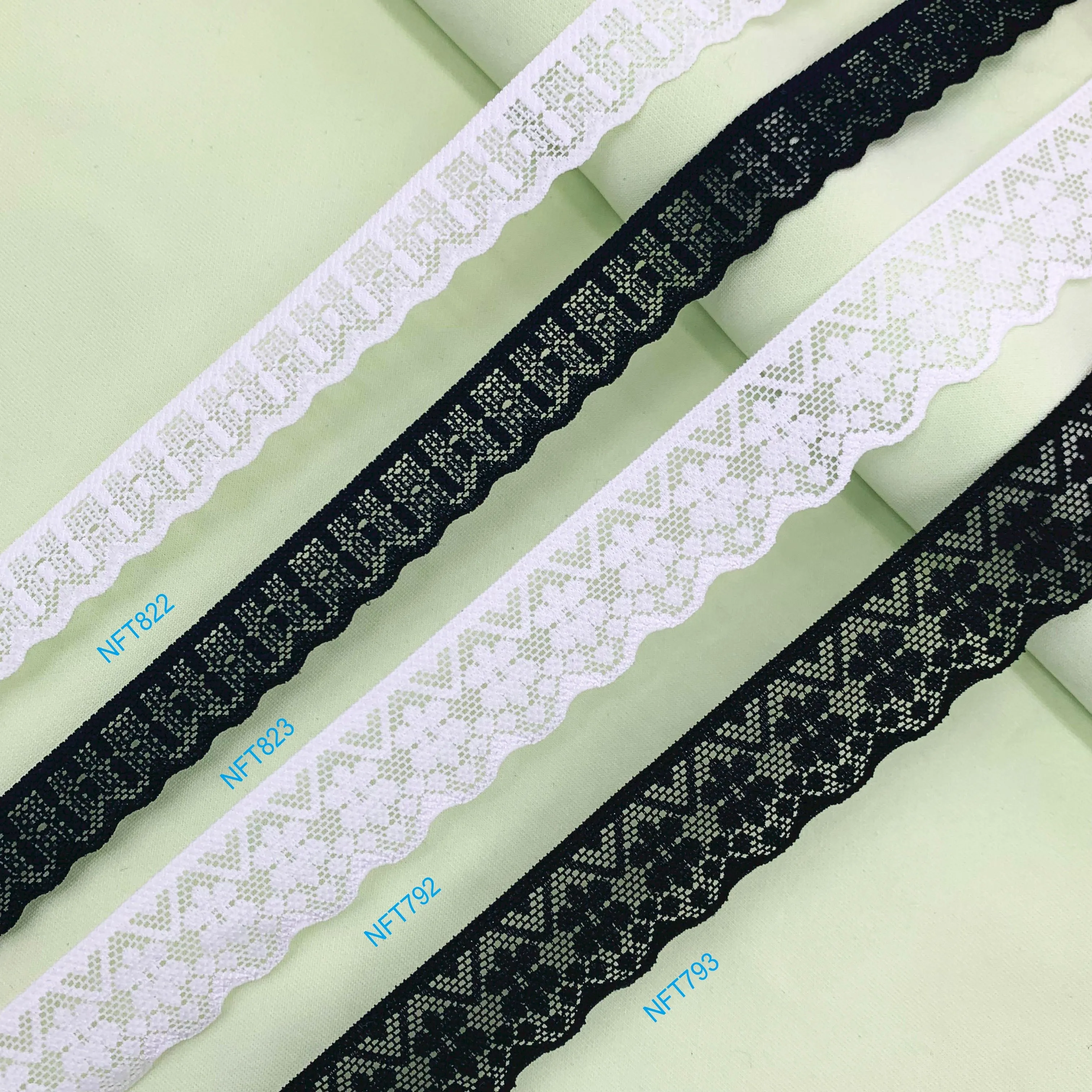 Elastic lace NFT818-819-814-815