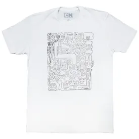 Exclusive San Diego Comic-Con 2017 White Foil T-Shirt