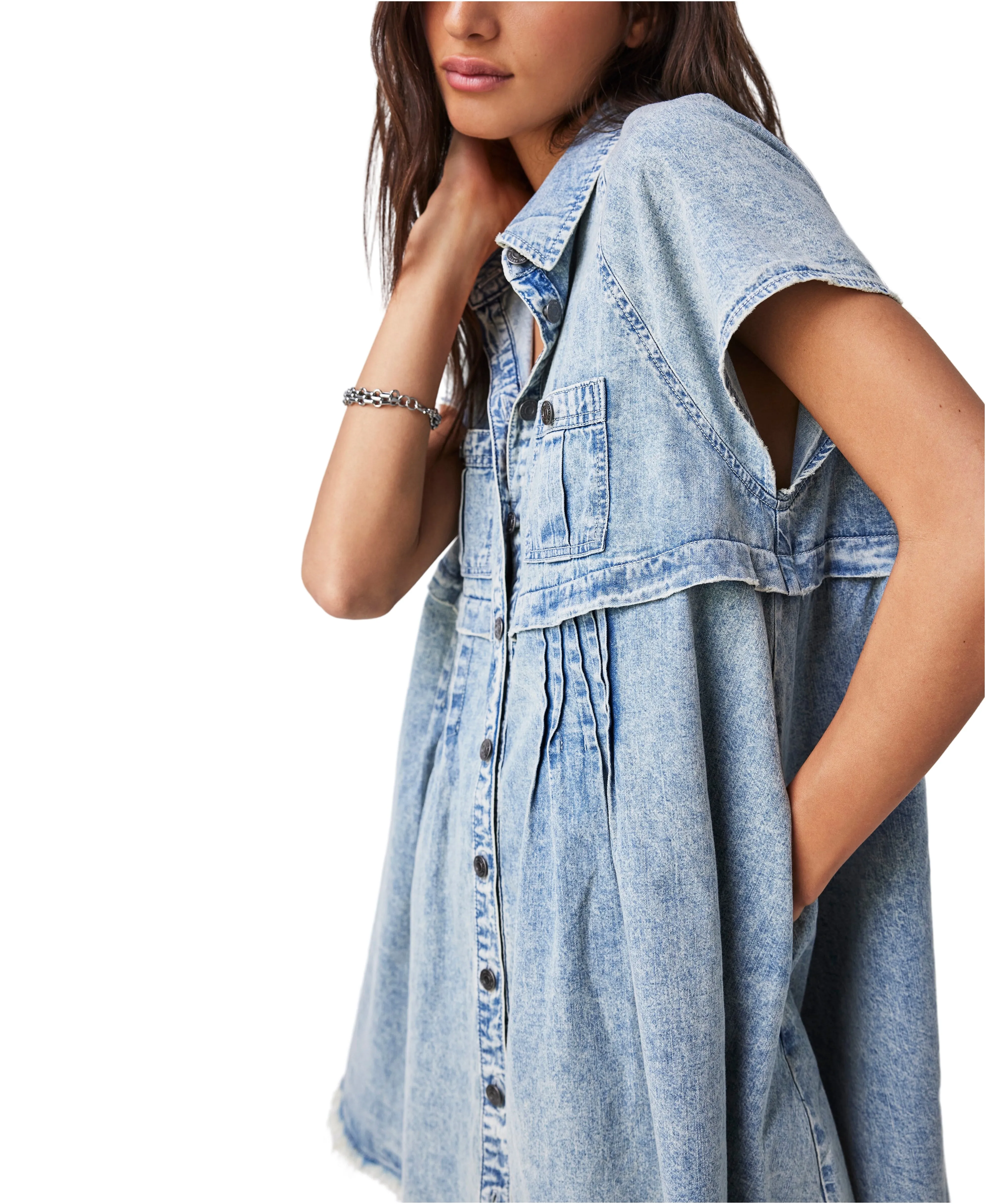 Free People Ronnie Denim Dress