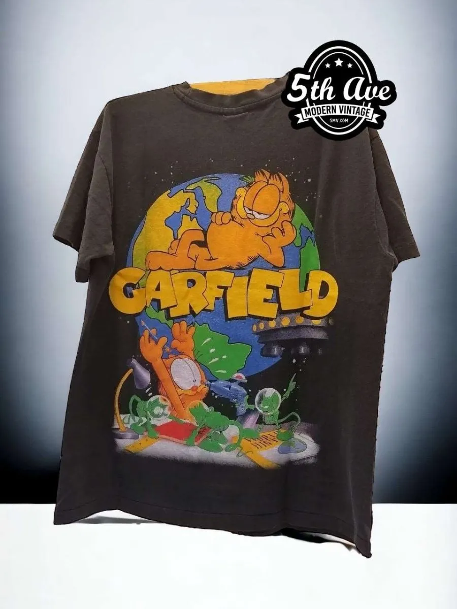 Garfield Aliens Single Stitch t shirt