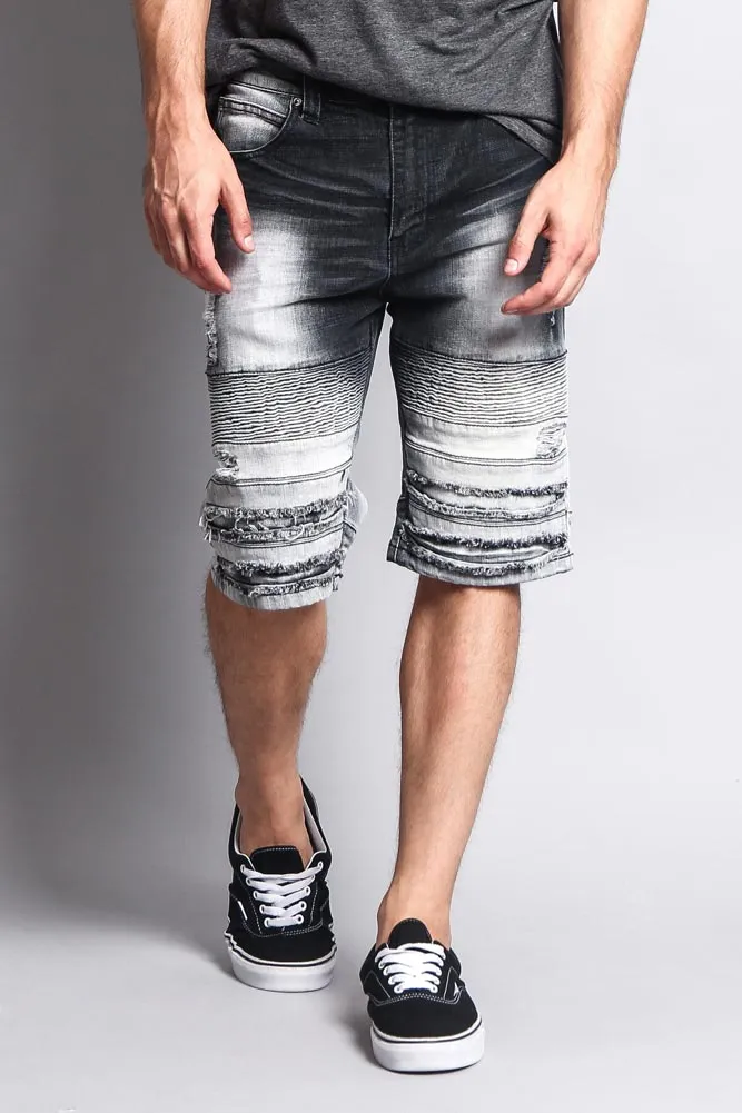 Gradation Wash Biker Shorts