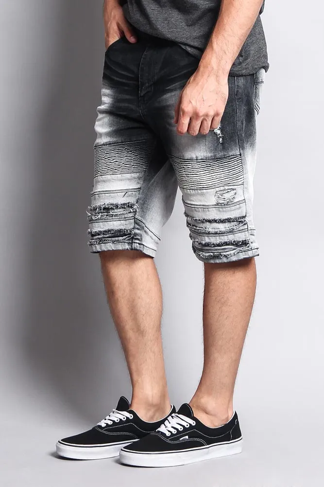 Gradation Wash Biker Shorts