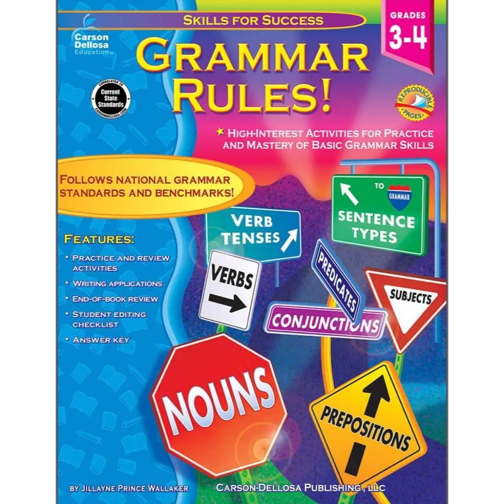 Grammar Rules! Resource Book Grade 3-4