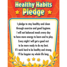 Healthy Habits Pledge Chart