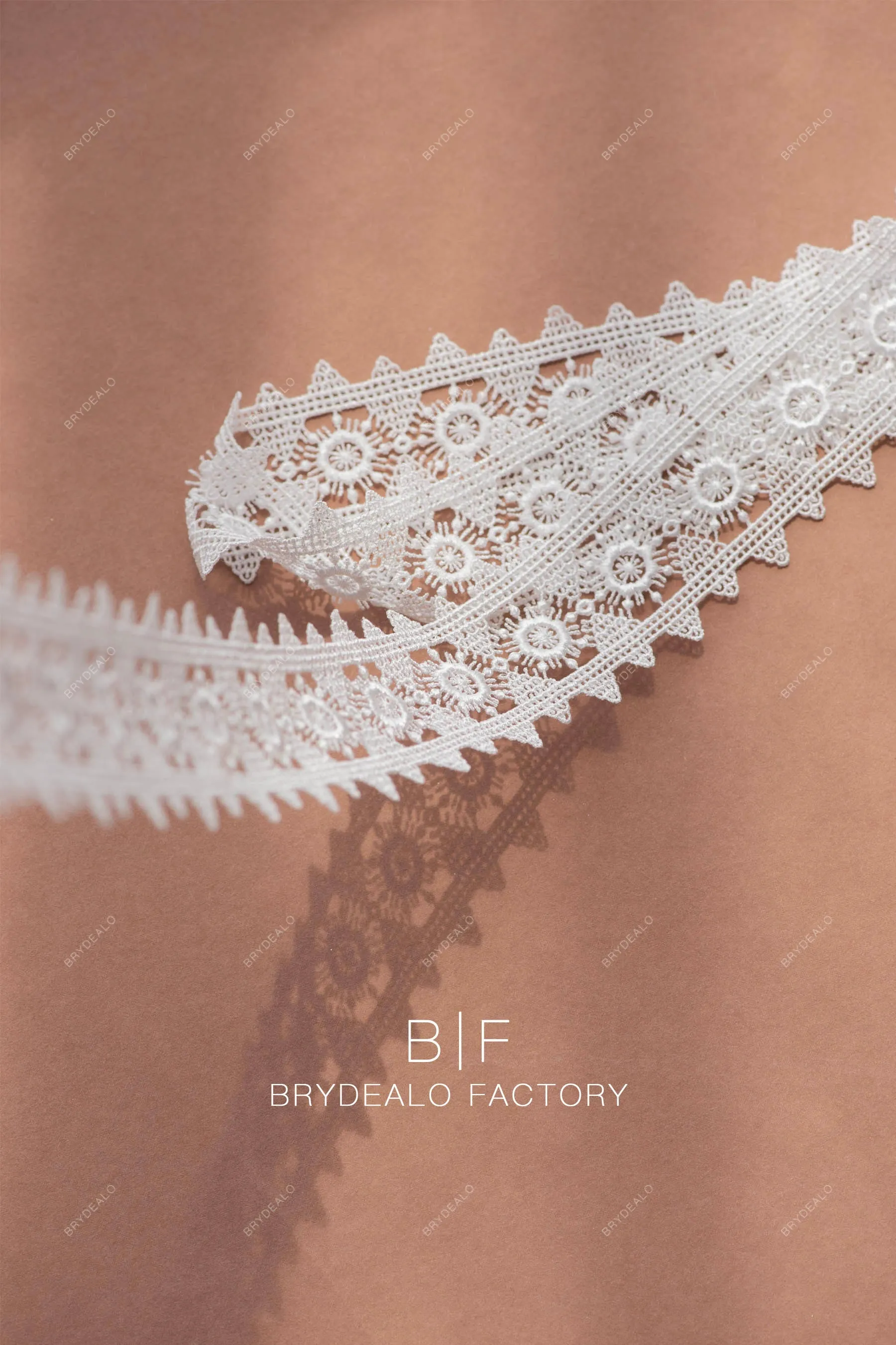 High-Quality Chemical Lace For Boho Wedding Dress