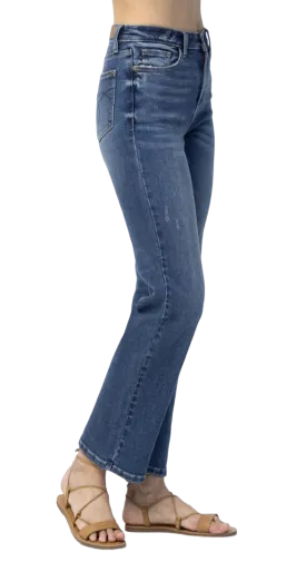 Judy Blue Womens High-Waisted Dad Jeans