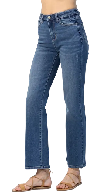 Judy Blue Womens High-Waisted Dad Jeans