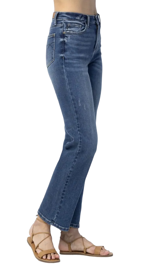 Judy Blue Womens High-Waisted Dad Jeans