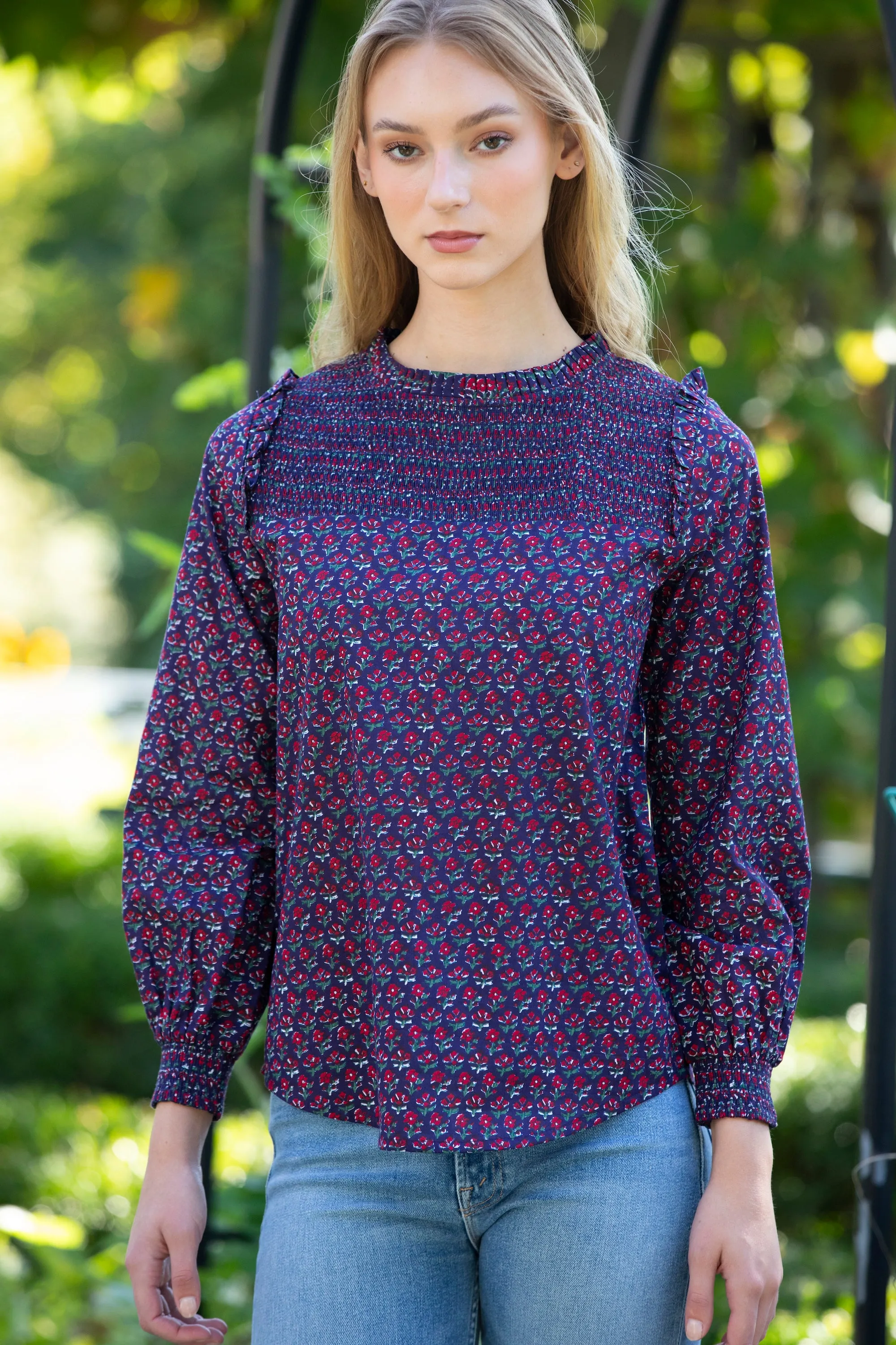 Karli Full Sleeve Cotton Blouse