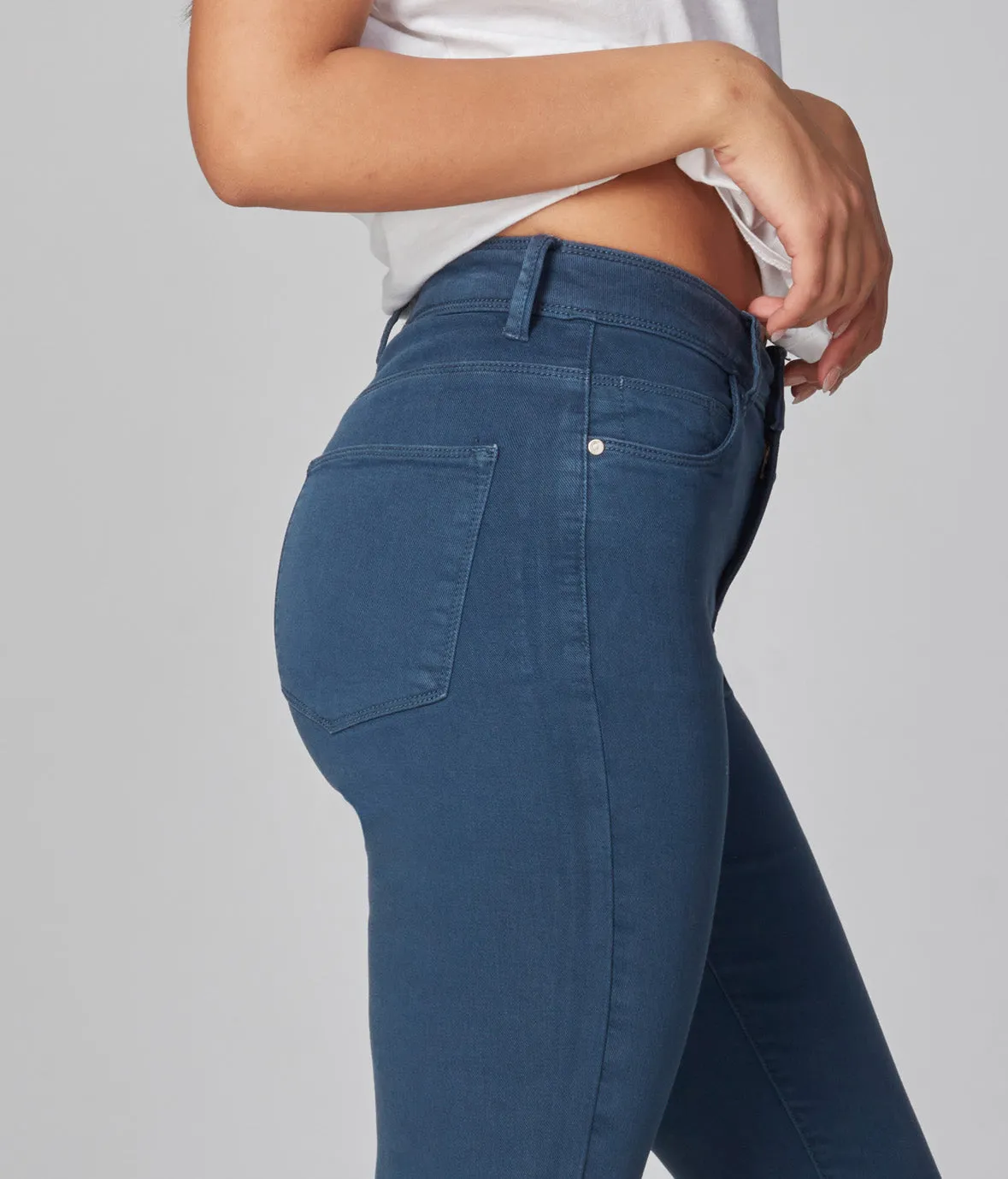 KATE-EB- High Rise Straight Jeans