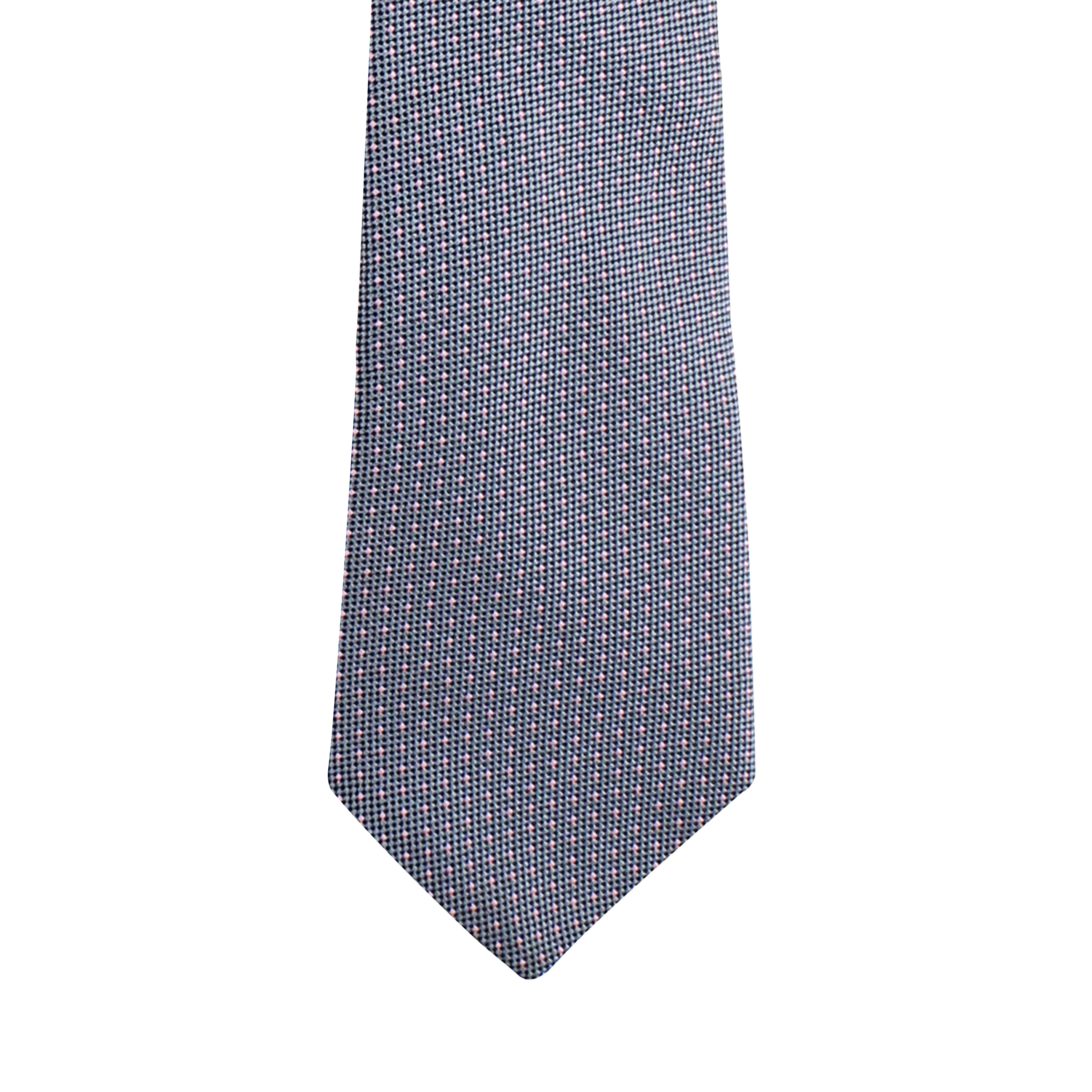 Kovove Gray Polka Dot Necktie and Pocket Square Gift Box