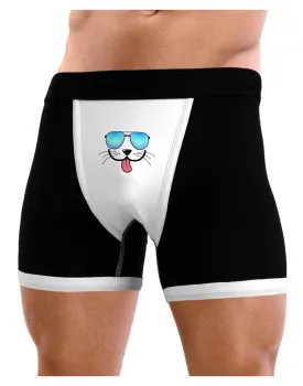 Kyu-T Face - Puppino Cool Sunglasses Mens Boxer Brief Underwear