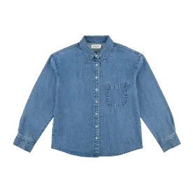 Lightweight Denim Button Down