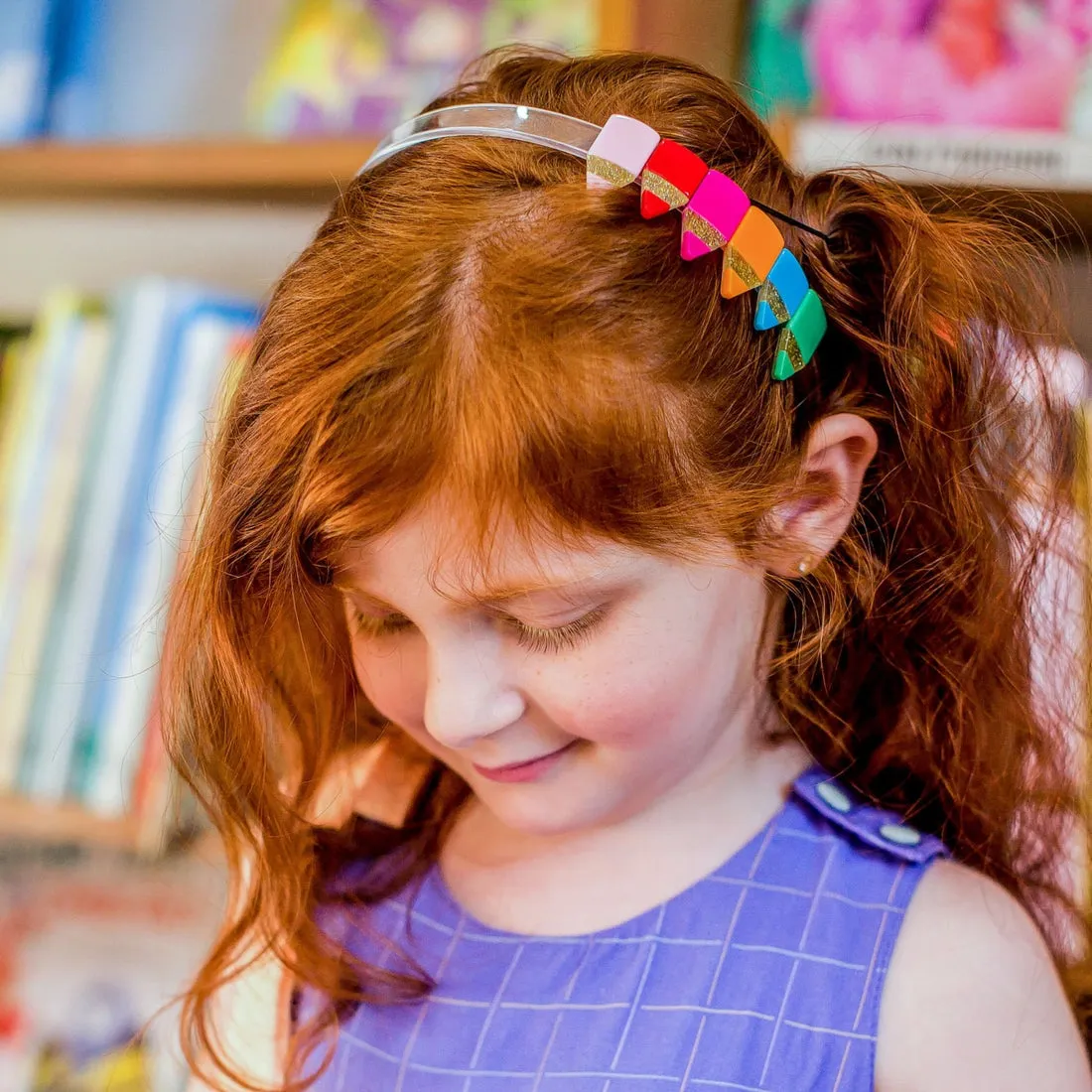 Lilies & Roses Headband Color Pencils Bright Colors