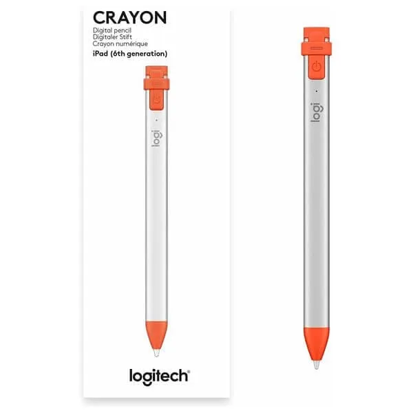 Logitech Crayon stylus for iPad, orange