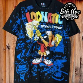 Looney Tunes Loonatic Streetwear Marvin the Martian - AOP all over print New Vintage Animation T shirt