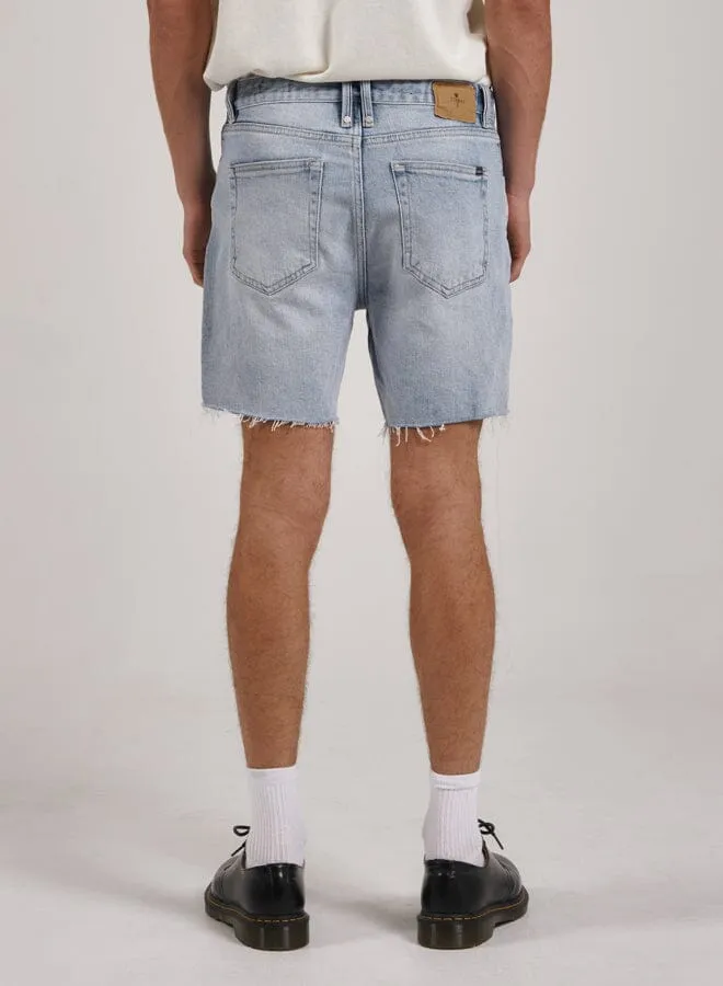 Mandude Denim Short - Ash Blue