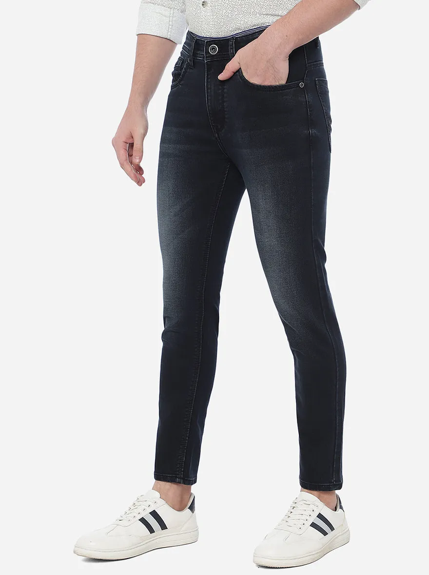 Night Blue Washed Rider Fit Jeans | JadeBlue