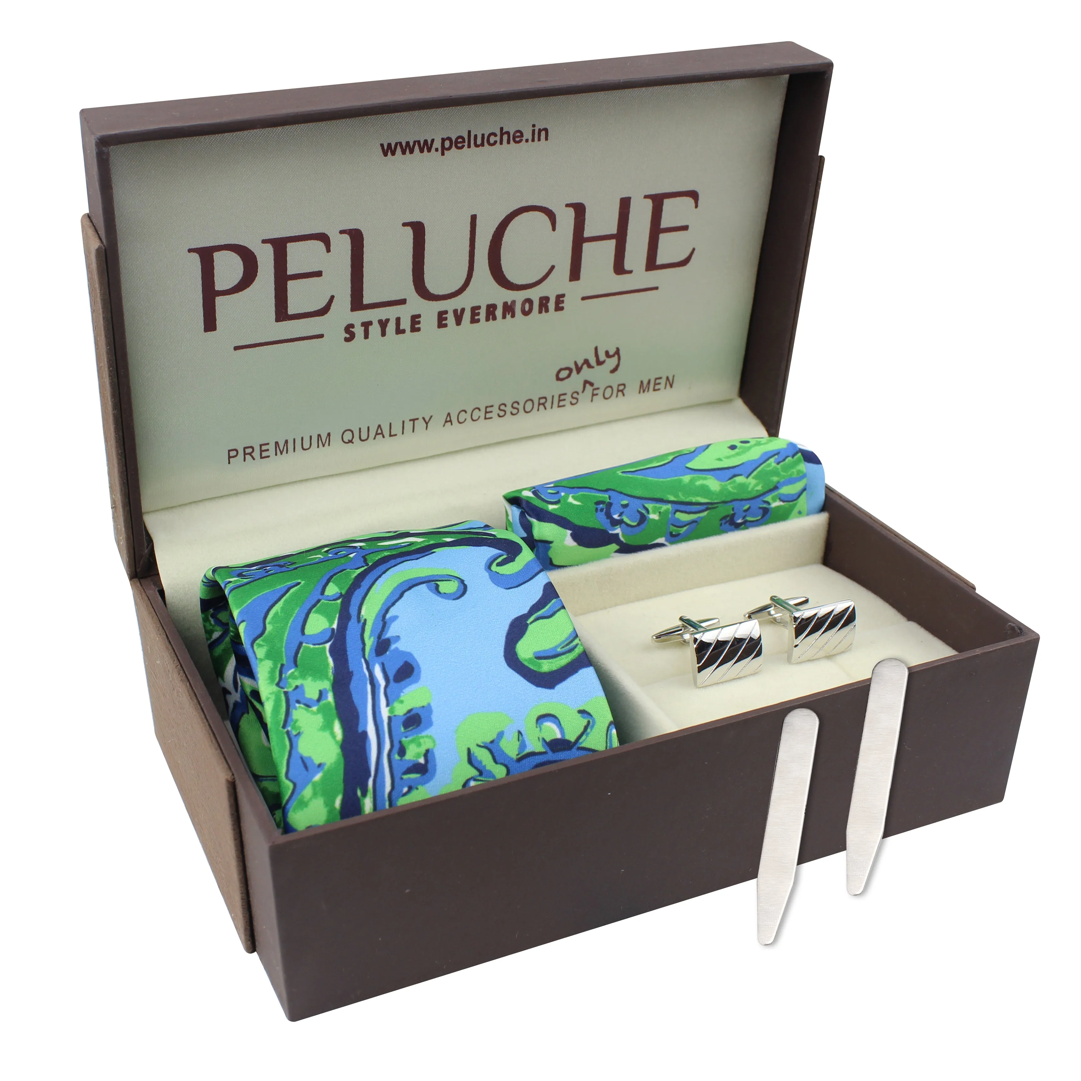 Peluche Floral Leaf Affair Blue Gift Box