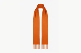 Pure Cashmere Scarf - Orange