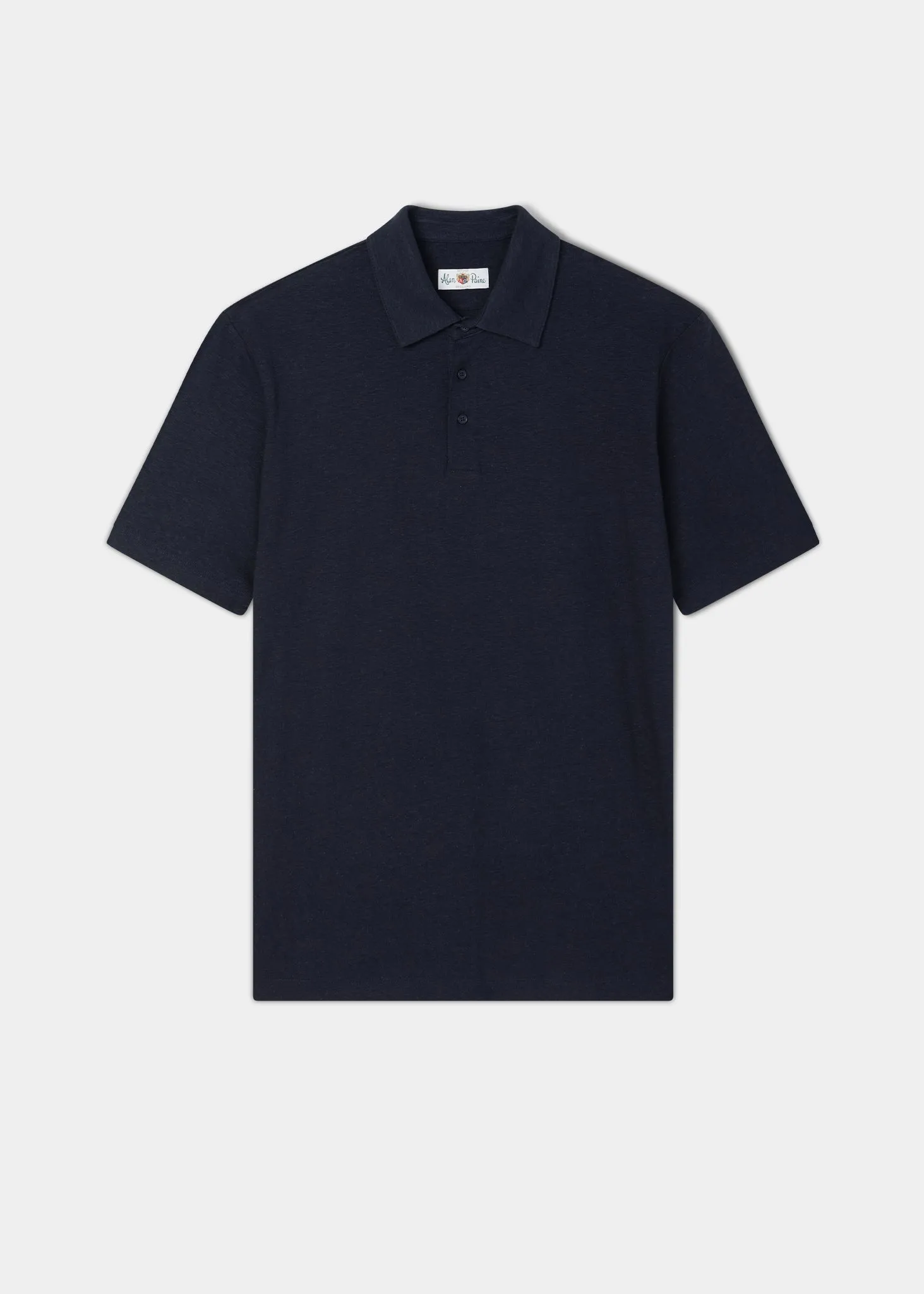 Navy Blue Rendham High-Quality Cotton Linen Shirt