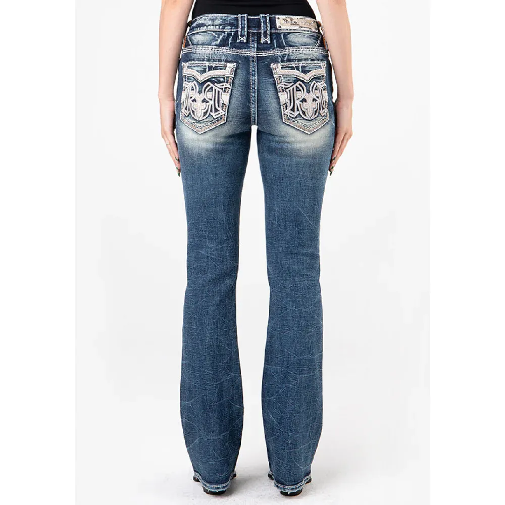 Rock Revival Women's Evarose B200 Boot Cut Jeans