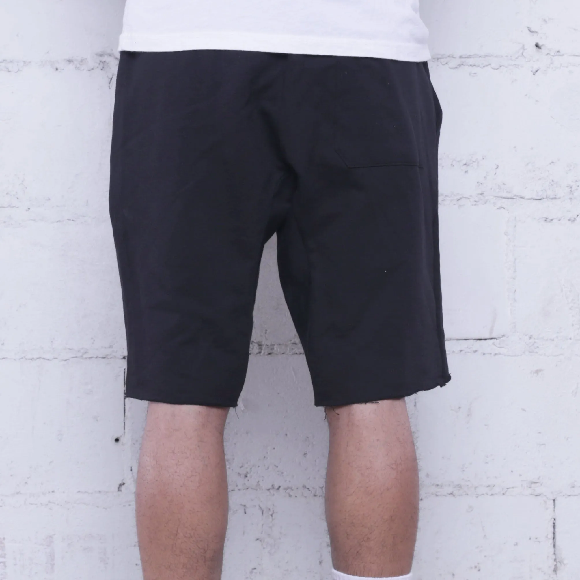 Rolee Premium Terry Shorts Black w/ White