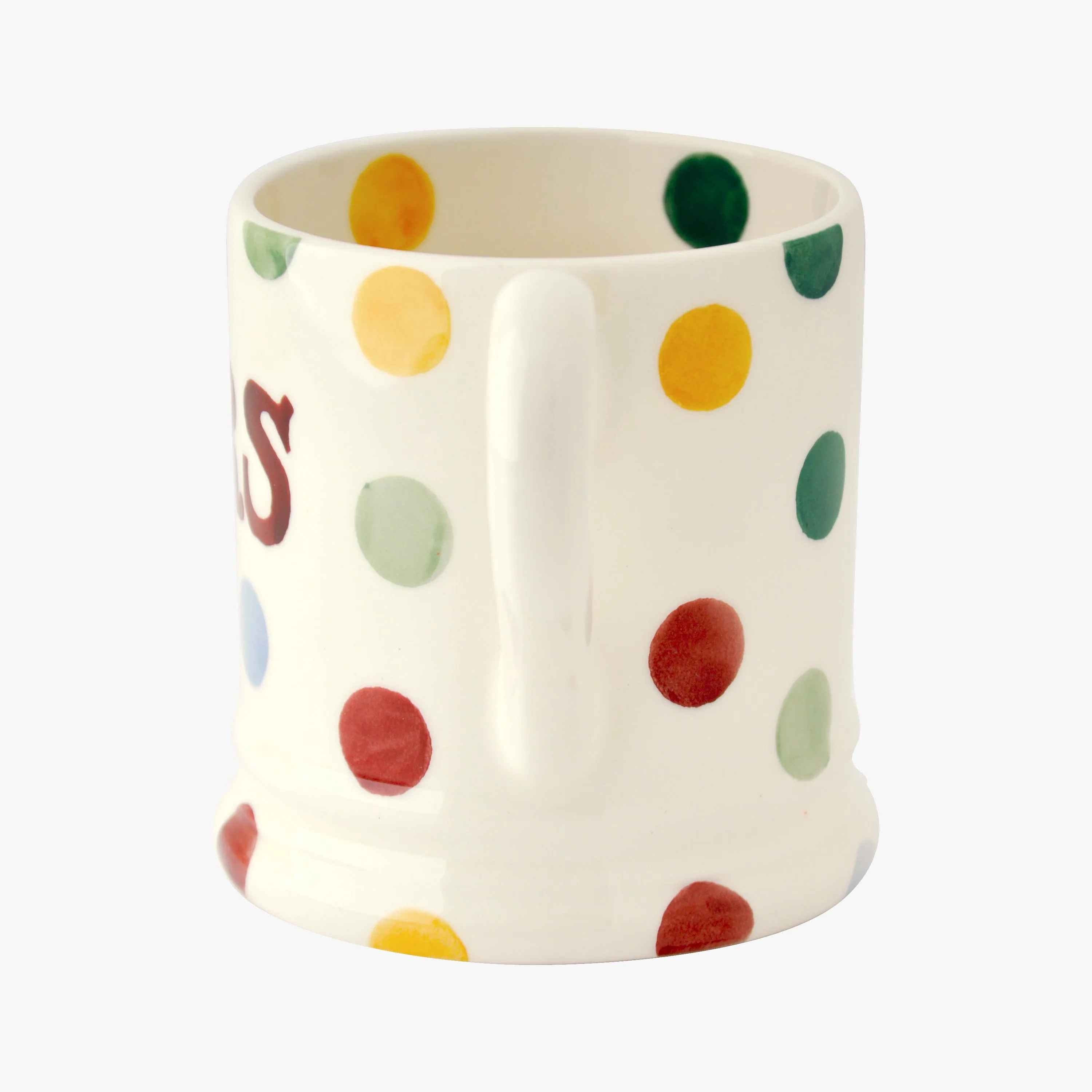 Seconds Polka Dot Mrs 1/2 Pint Mug