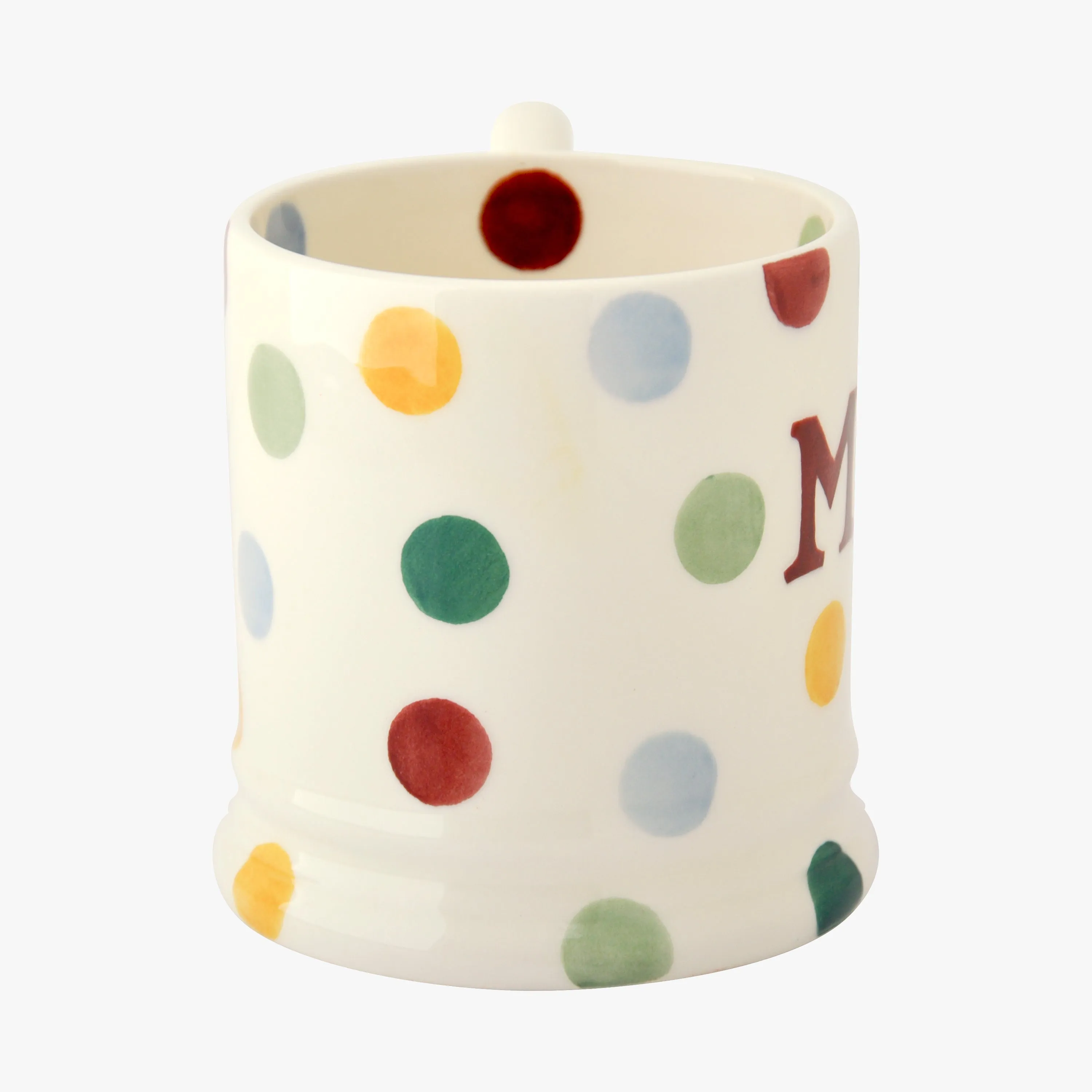 Seconds Polka Dot Mrs 1/2 Pint Mug