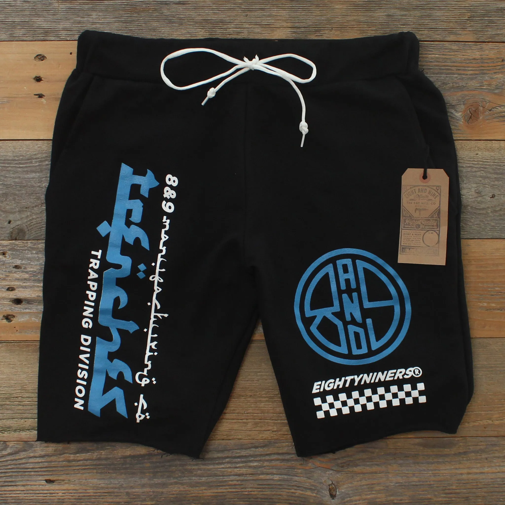 Trap Division French Terry Shorts Black