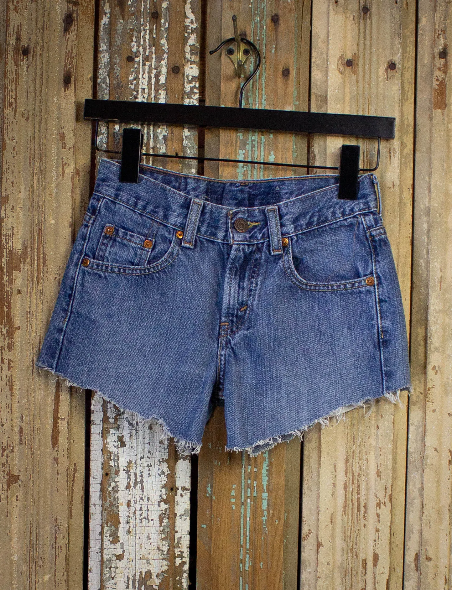 Vintage Levi Strauss 550 Cut Off Light Wash Shorts 25W