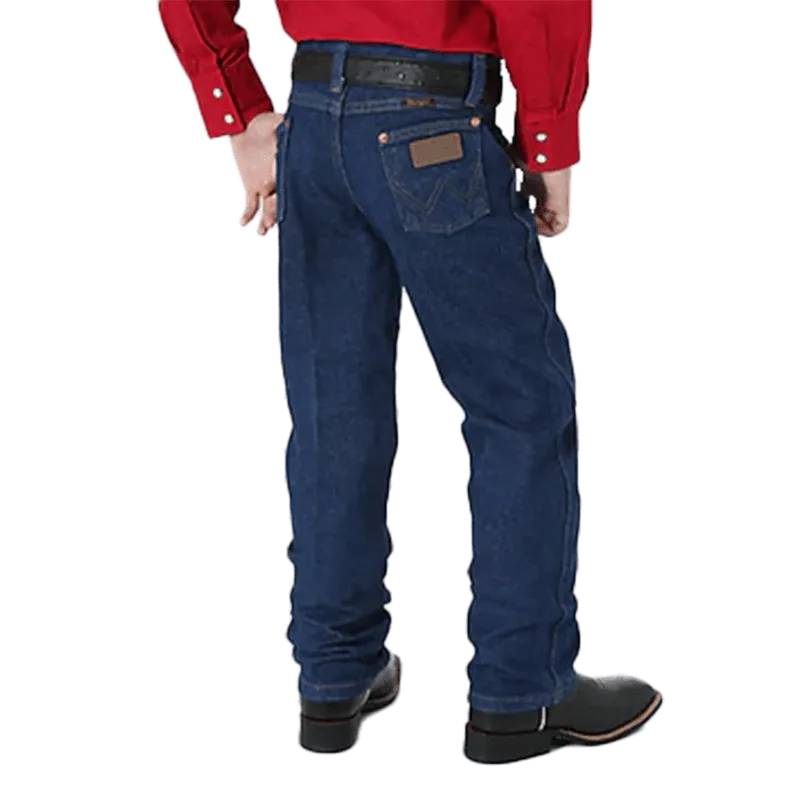 Wrangler Boys Original Fit Prewashed Indigo Jeans