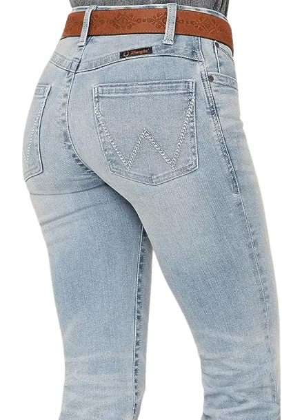 Wrangler Women's Light Wash Willow Diane Ultimate Riding Jeans